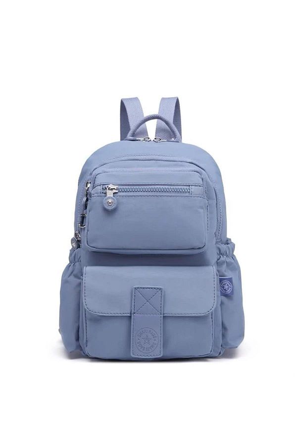 SMART BAGS-SMARTBAGS REDUCED FABRIC SMALL SIZE WOMEN'S BACKPACK 2022-3168 JEANS BLUE 1
