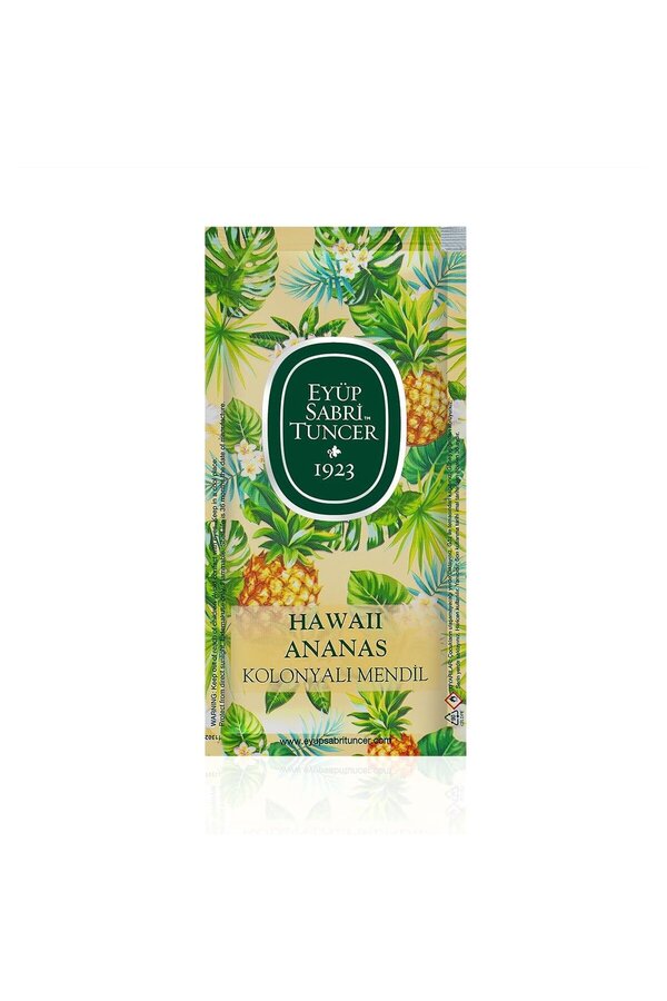 Eyüp Sabri Tuncer Hawaii Ananas Kolonyalı Mendil 150li (KÜÇÜK BOY)