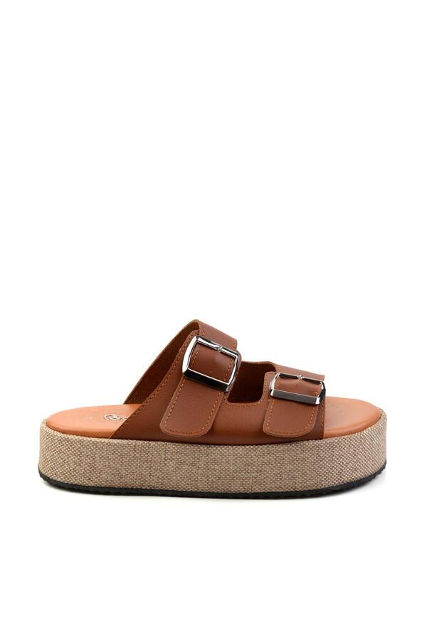 Bambi-Taba Leather Women's Slippers K04423050103 1