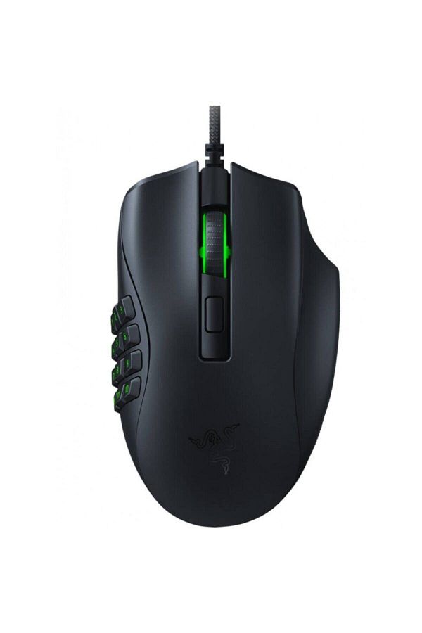 RAZER-Naga X Wired Mmo Gaming Mouse: 18k Dpi Optical Sensor, Chroma Rgb, 16 Buttons, 85g - Black 1
