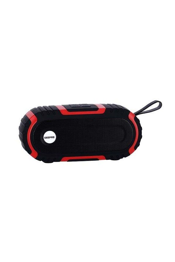 Geepas-Rechargeable Bluetooth Speaker with TWS Connection/Bluetooth/Hand-Free Calling/USB/TF/AUX-IN/Radio B 1