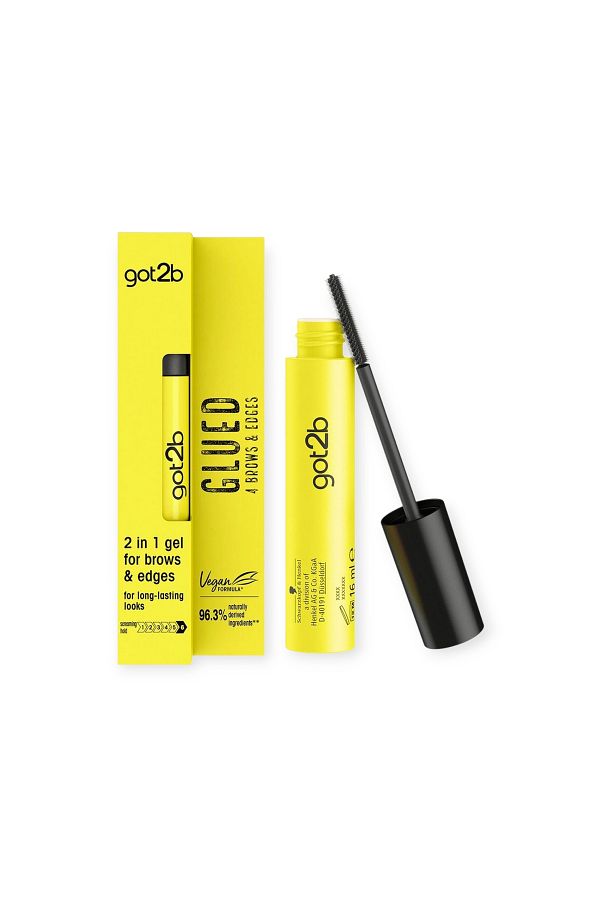 Got2B-Got2B 2-in-1 Gel Mascara for Brow and Edge Setting | 96.3% Vegan Formula 16ml 1