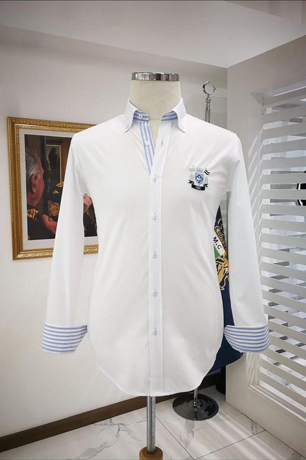 Paul Martin-Embroidered Regular Fit Cotton Shirt 1