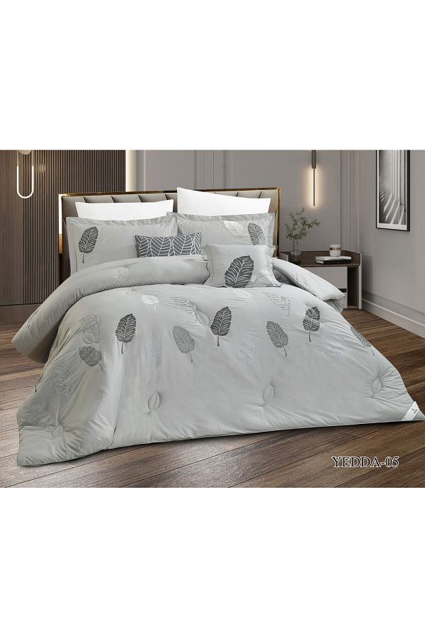 Levore-Horse comforter set, made of silky-soft 100% cotton, with a modern and distinctive pattern that satisfies all tastes, 8 pieces, king size 1