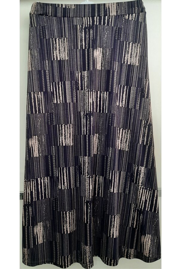 N.Y.YILDIZ-Star New 2 Pattern Lycra 1St Class Three Pieces Bell Model Elastic Waist Mother's Skirt Without Lining 1