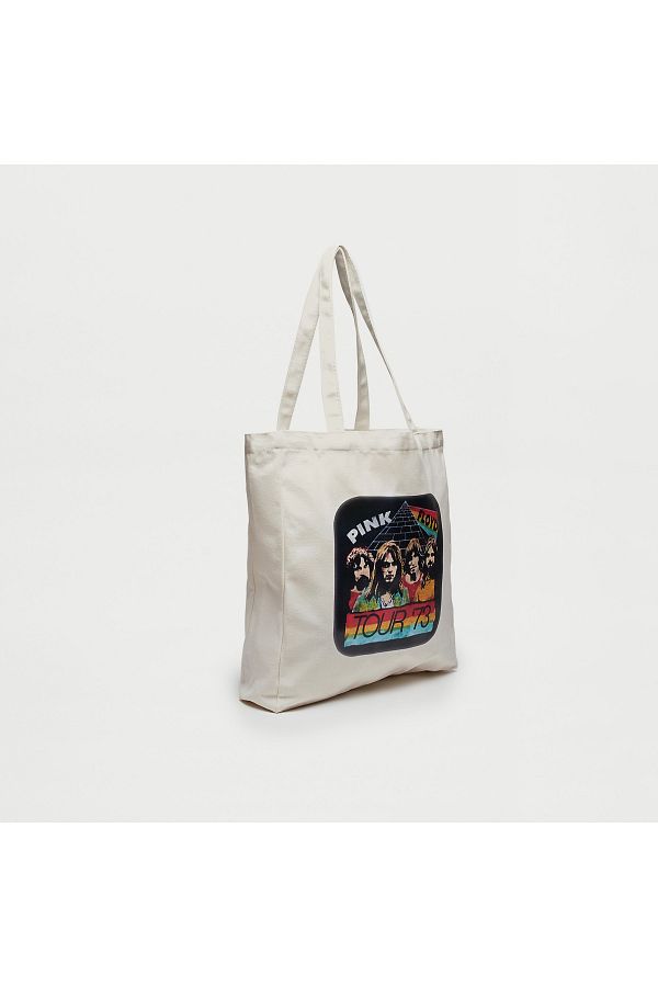 SP Characters-Pink Floyd Print Shopper Bag with Double Handle 1