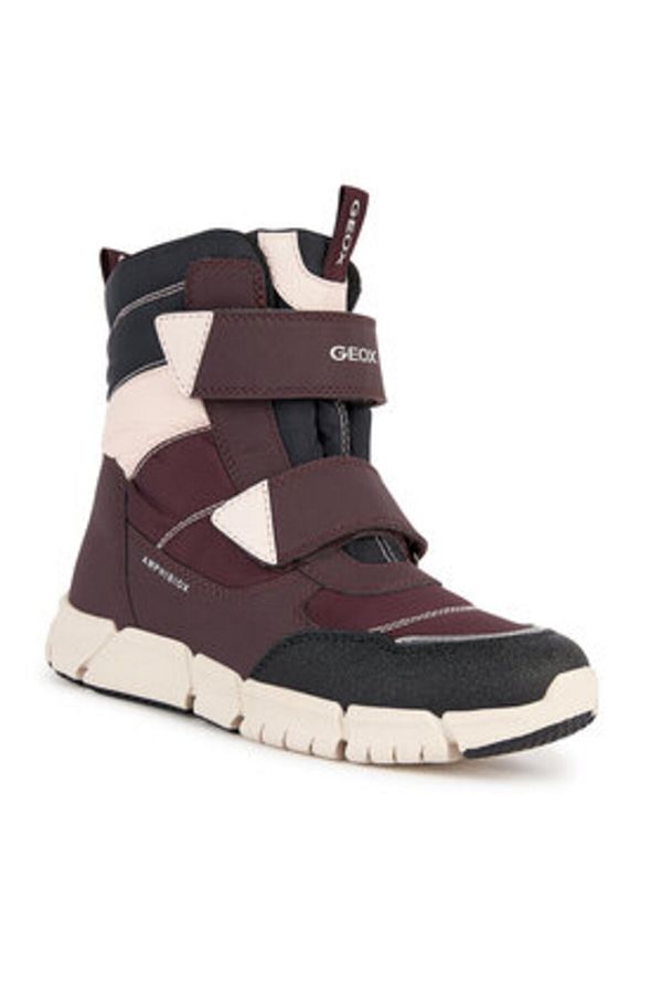 Geox-girls' snow boots J16APB-0FU50 red 1