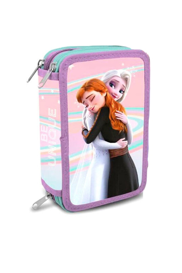 Frozen-Disney Frozen Pencil Case, 3 compartments, 42 pieces 1