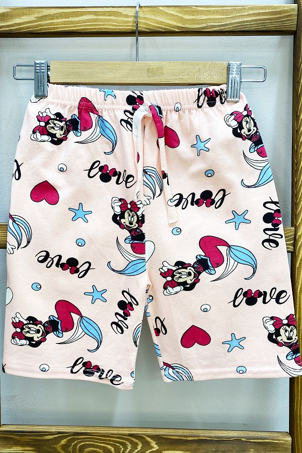 HÇM-Girl's Shorts Printed with Elastic Waist A19 1