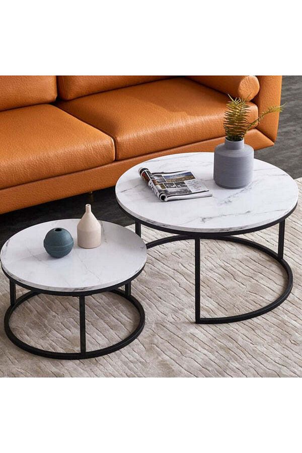 Orient-2-Piece MDF Nesting Table Set – Modern Design 1