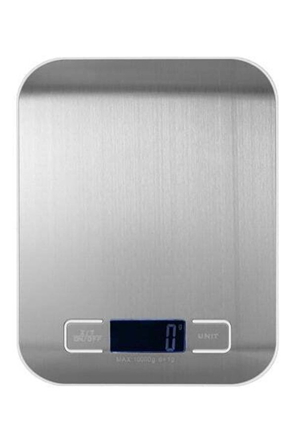 HALAMODO-Electric Kitchen Scale Silver 1