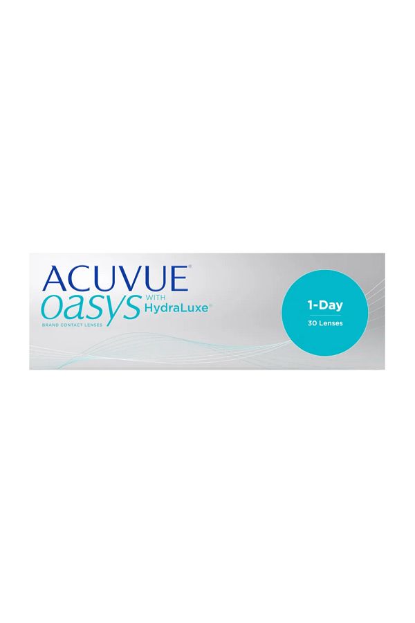 ACUVUE-1-Day Oasys Clear Contact Lenses with Hydraclear - Pack of 30 - (-3.5 Power) 1
