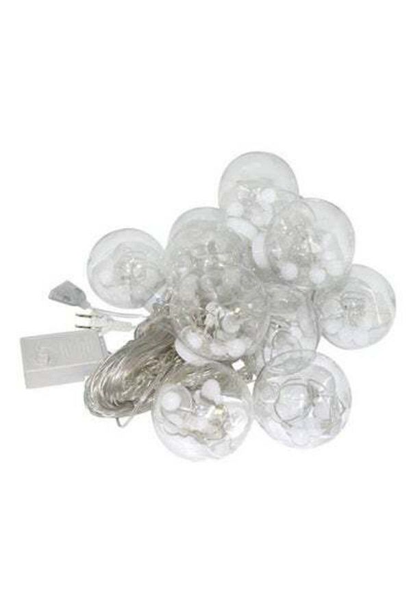 HALAMODO-Wishing Balls LED String Light For Christmas White 2.5meter White 2.5meter 1