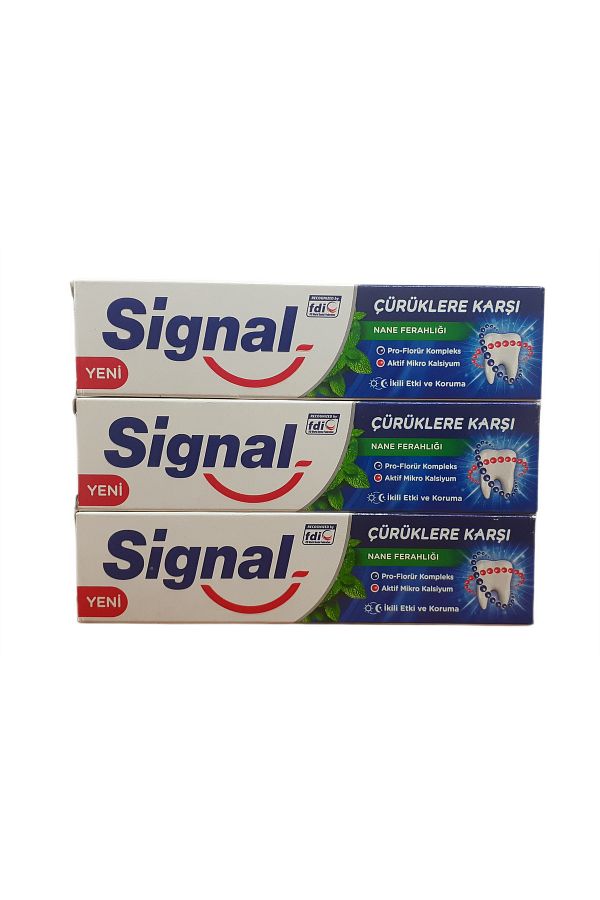 Signal-SIGNAL 100 ML Mint Freshness - Toothpaste Against Caries 1