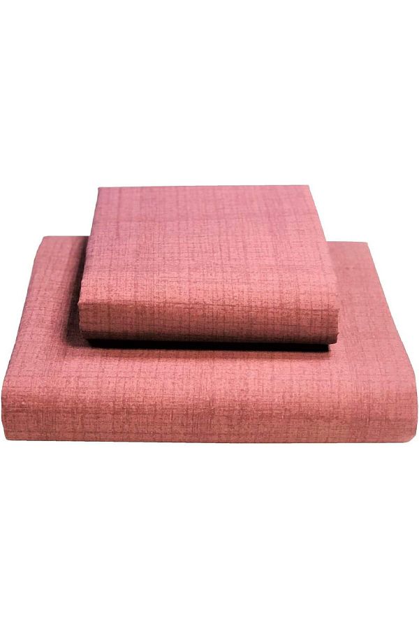 STOREMAX-Sellbuystore Turca At7506 Ranforce Double Bed Sheet Set, Dusty Rose 1053513 1