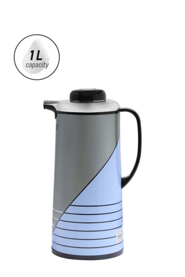ROYALFORD-Vacuum Flask Double Wall 1000Ml Hot And Cold Strong And Durable Iron Body With Glass Inner 1