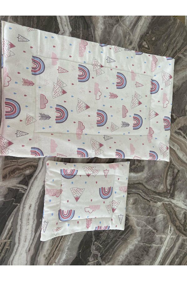 Yusra-Rainbow Patterned Foldable Changing / Stroller Mat 1