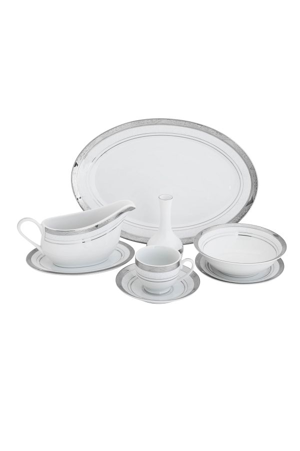 HIC-Richvine 28-piece porcelain dessert set for 6 people 1