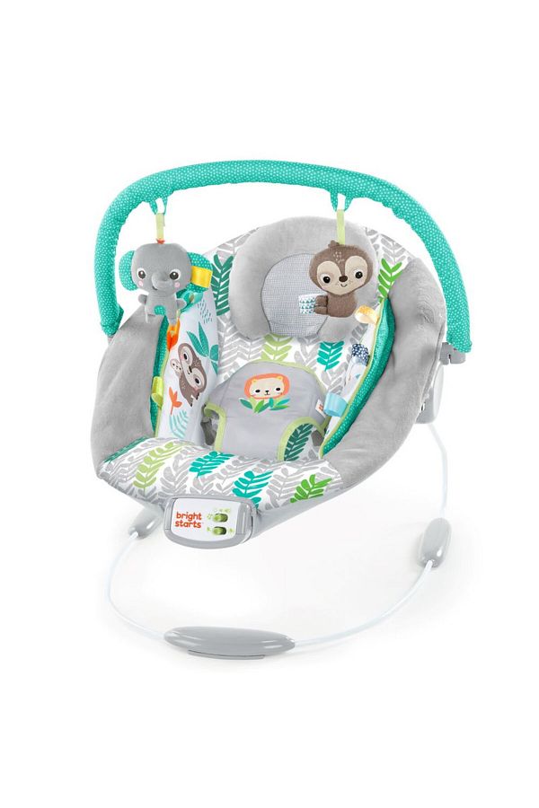 Bright Starts-- Jungle Vines Comfy Bouncer with Plush Toys, 0 to 6 months 1