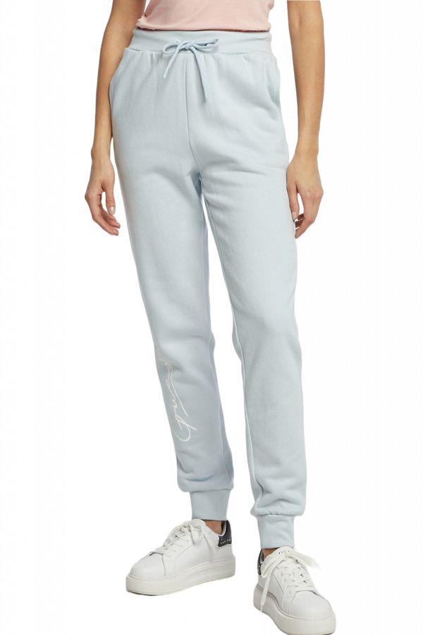 Guess-Pantaloni trening Guess Alexandra O1BA11 Albastru deschis L INTL 1