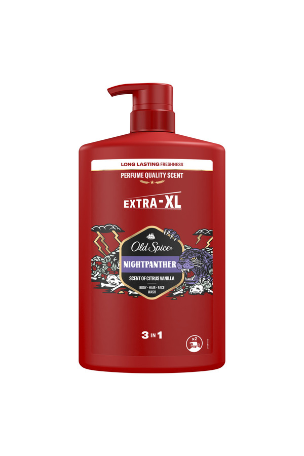 Old Spice-Gel de dus si sampon 3 in 1 Old Spice Nightpanther pentru corp 1