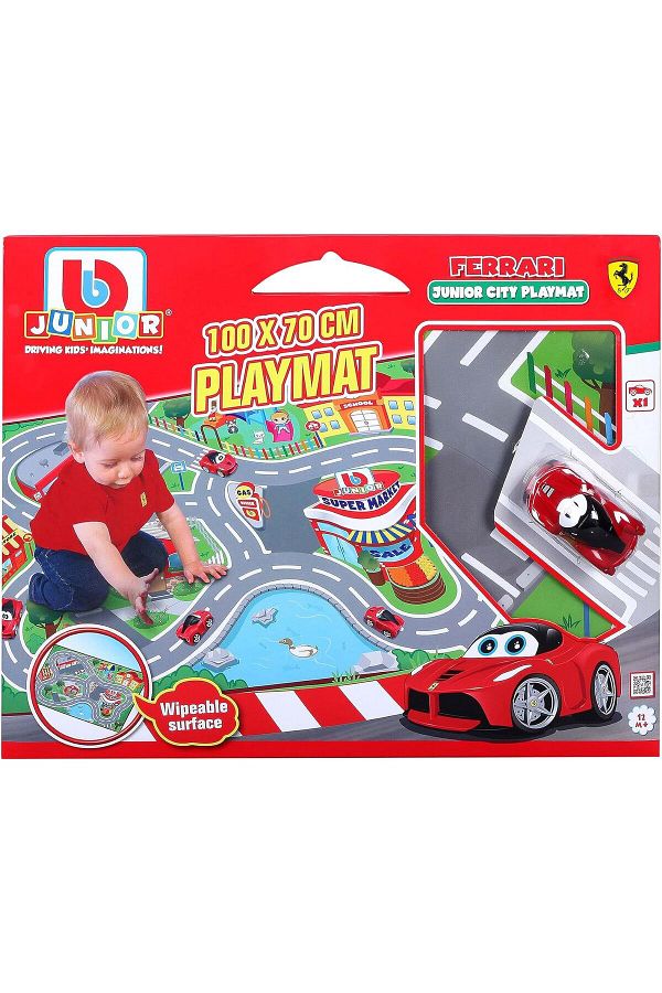 BB Junior-BBJunior Ferrari Junior City Playmat 16-85008 1