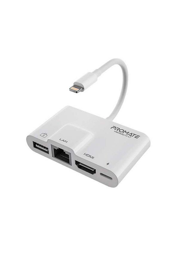 Promate-MediaSync-LT 4-in-1 Lightning Hub 1