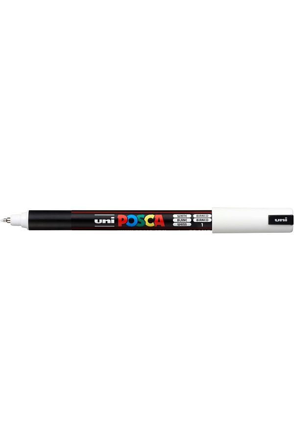 DERİK-Derik Pc-1Mr Uni White Paint Marker Pens Ultra Fine 0.7mm Caliber Nib Tip Write on Any Surface 1