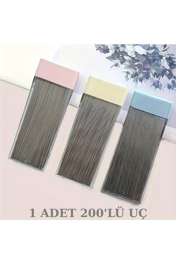 NaSaDAN-1Pcs 2B XL Large Size 0.7 Pencil Tip 200Pcs 1