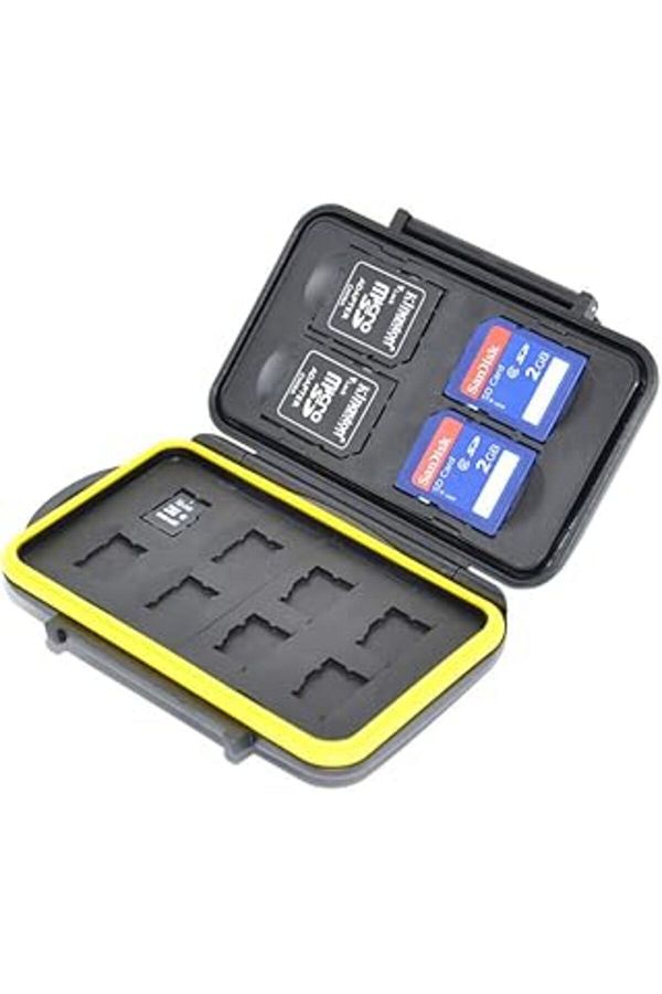 Mu Art Ahşap-Jjc Memory Card Case Memory Card Box (8 Micro 1