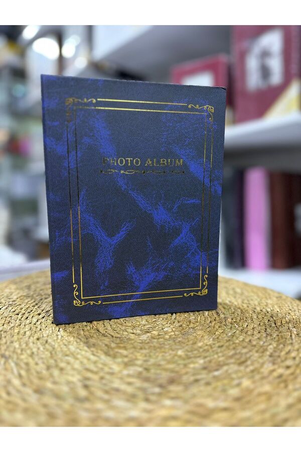 Dijital Dünyası 15x21 100 Lük Ciltbezli Foto Albüm Mavi