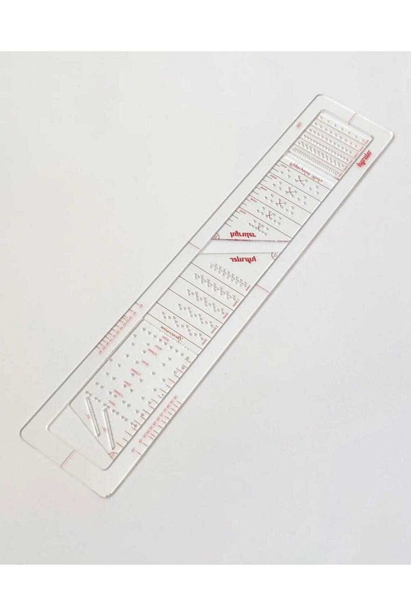 Artzone-Hyruler 5 Piece Professional Calligraphy Ruler Set - in Special Box 1