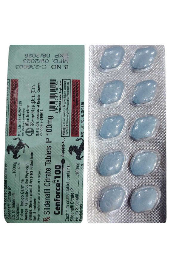 strip led-Sildenafil Synforce Vilegra 100 mg Tablets 1