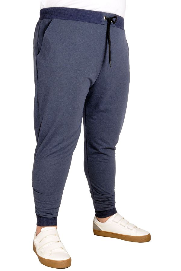 ModeXL-بنطال رياضي موديل XL Darpaça باللون النيلي - مقاس كبير قابل لإعادة التدوير B20507 1