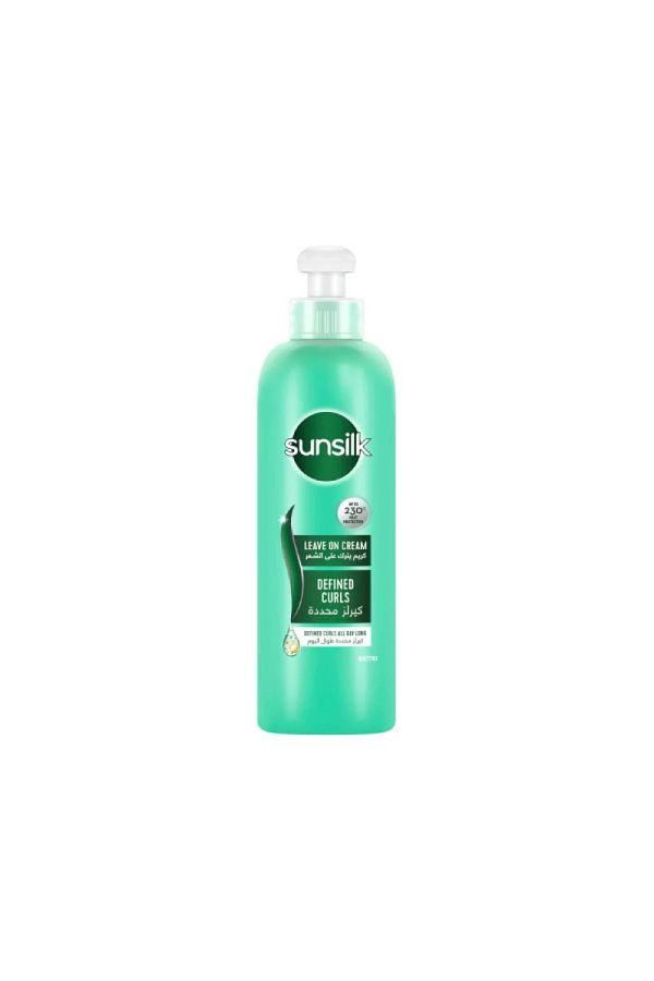 Sunsilk-صانسيلك كريم يترك علي الشعر، كيرلز محددة - 200 مل 1