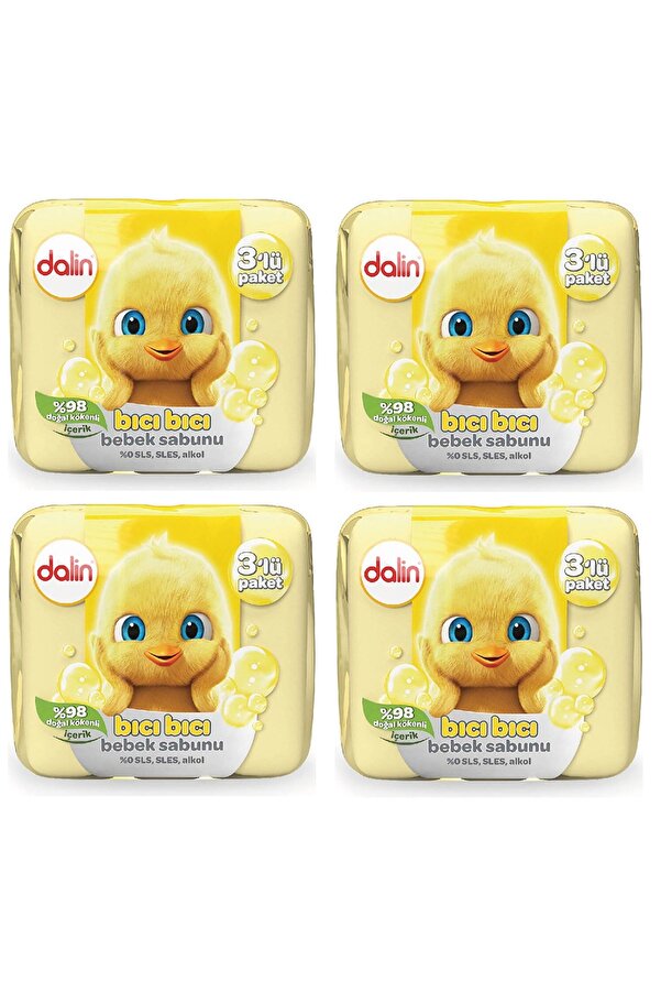 Dalin Klasik Katı Bebek Sabun 12 x 75 Gr