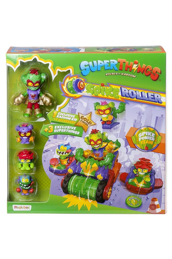 SuperThings-Set de joaca SuperThings - Vehicul Spike Roller Cactus 1