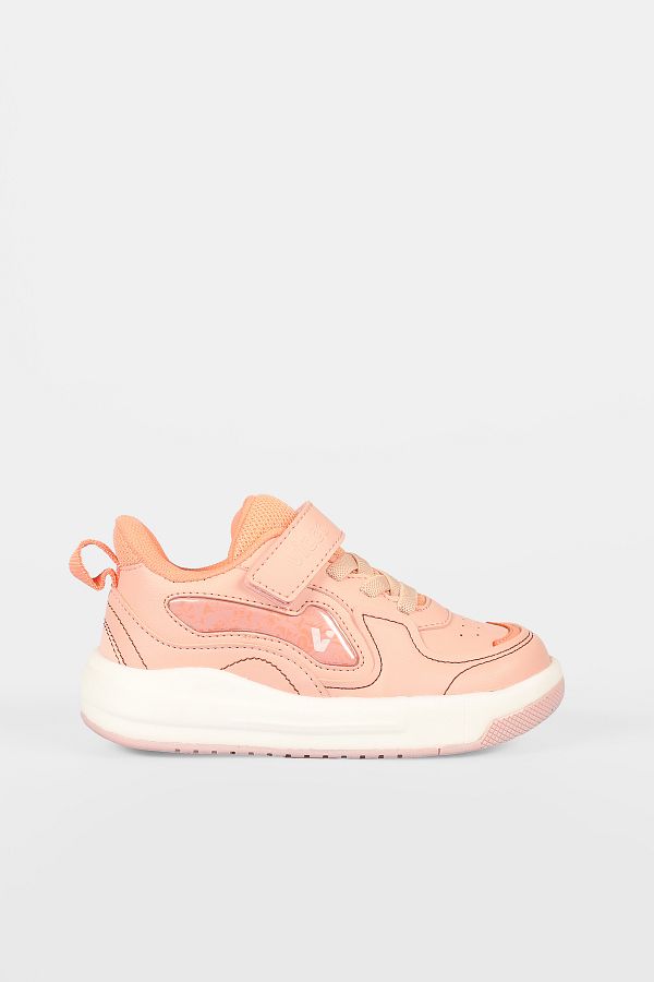Vicco-Disnew Lighted Baby Girl Powder Sneaker 1