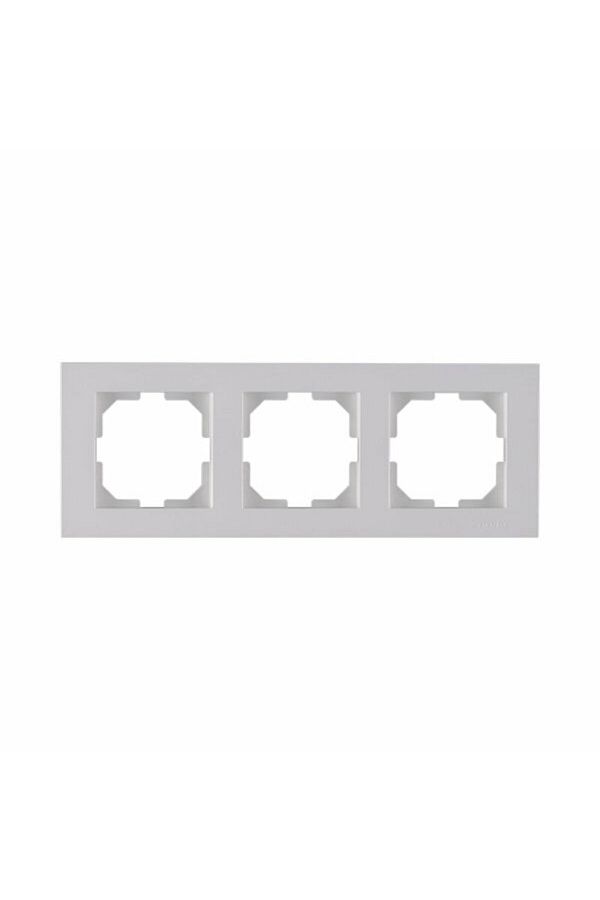 Ledarmy-Karen 3-Piece White Socket Frame Stylish and Practical Frame 1