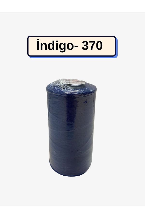 Yiğit Kumaş-Indigo Sewing Thread Number 120 Polyester Code:370 1
