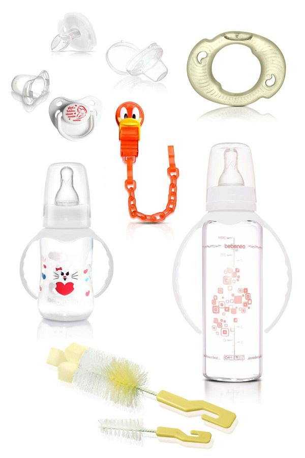 BEBENEO-WHITE BOTTLE SET 1