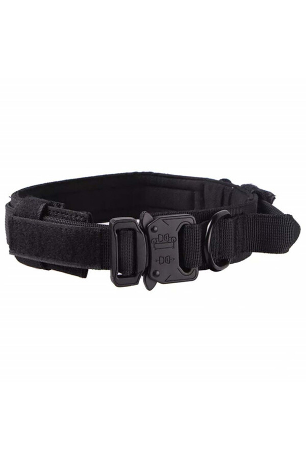 PUFO-Army collar for medium or large dogs, black, size L 1