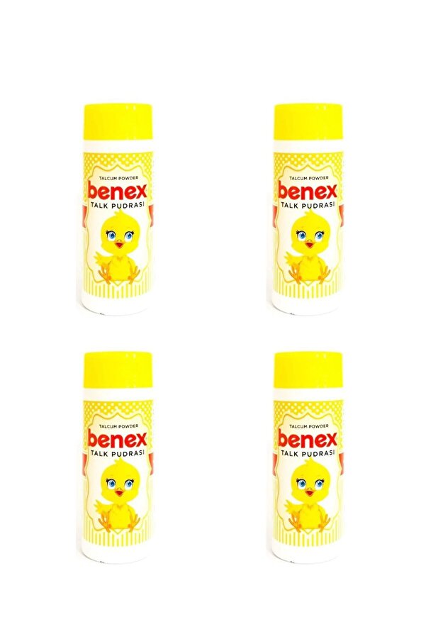 Benex bebek talk pudrası 75 gr x 4 adet