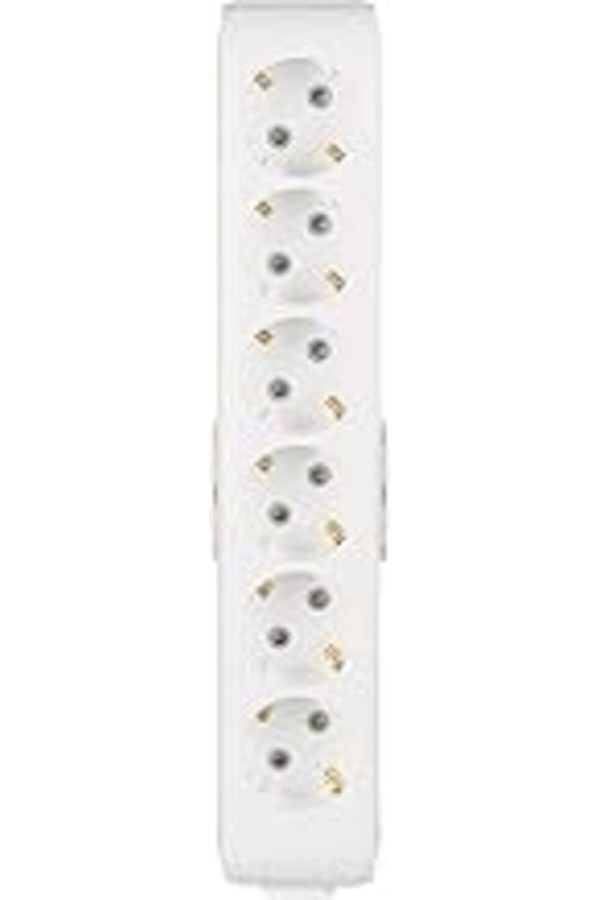 salesalbutik-Multi-Let Six Socket Grounded Terminal Block Protected 1