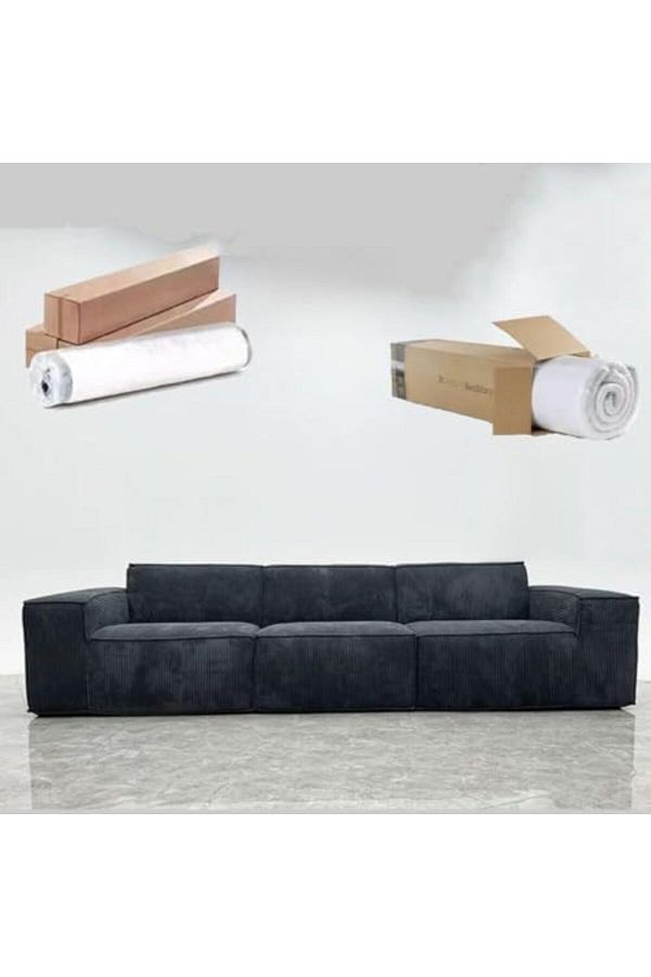 MAPLE HOME DECORATION-Maple Home 3-seater Sofa Modular Sofas Set Compression Sponge Sectional Lounge High Density Foam 1
