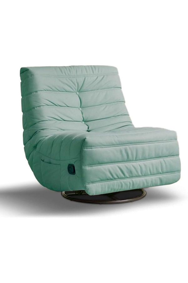 MAPLE HOME DECORATION-Maple Home Recliner Sofa Chair 360°swivel Rocking Backrest Footrest Nordic Style Single Sofa 1