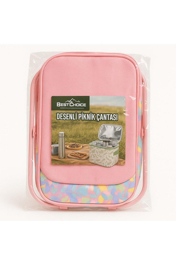 Kale Termos-Thermos Insulated Patterned Picnic Basket - Watermelon Slice Pattern Picnic Bag 1