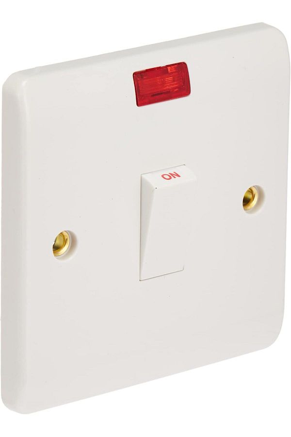 Generic-20A DP Switch with Neon Indicator – Heavy Duty Double Pole Electrical Wall Switch 1