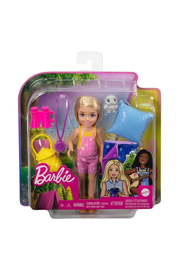 Barbie Nessiworld HDF77 Chelsea'nın Kamp Macerası Oyun Seti