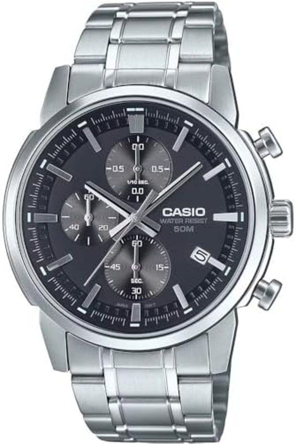 Casio-General Line Watch: Black MTP-E510D-1A1VDF 1